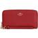 Coach Long Zip Around Wallet - Red