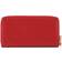 Coach Long Zip Around Wallet - Red