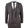 Truclothing Double Breasted Tweed 3 Piece Suit - Brown
