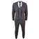Truclothing Double Breasted Tweed 3 Piece Suit - Brown