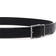 Emporio Armani Mock Croc Leather Belt - Black