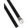 Emporio Armani Mock Croc Leather Belt - Black