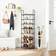 Songmics Grey Organiser Portascarpe 28x145cm