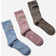 H2OFagerholt Suck Socks 3pack Från Magasin Brown/light Pink/light Blue 40/42