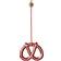 Maileg Metal Red Pretzel Stripes Weihnachtsbaumschmuck 5cm