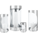 Georg Jensen Chrome Contours Transparent/Stainless Steel Fyrfadsstage 11.7cm
