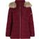 Tommy Hilfiger Faux Fur Hooded Down Jacket - Deep Rouge