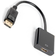 Lanberg DisplayPort 1.2 - HDMI A Adapter M-F 0.1m