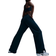 Nike Women's Sportswear Phoenix Fleece High-Waisted Wide-Leg Logo Pants - Armory Navy