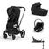 Cybex Priam Pakke Sepia Black Matt Black Plus