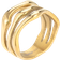 Sistie Sistie 2nd Wavy Ring Forgyldt Plaza