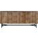 Home ESPRIT Marble Acacia Wood Black/Brown Skænk 175x76cm