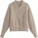 Shein Womens Solid Color Front Zipper Long Sleeve Casual Minimalist Sweater