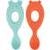 Nuby Silicone Easy Grip Spoons 2-pack