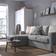 IKEA BÅRSLÖV Grey Sofa 236cm 3-Sitzer