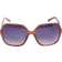 Guess Oversized Rounded Square Sunglasses Orange/Purple