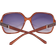 Guess Oversized Rounded Square Sunglasses Orange/Purple
