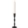 Ernst Twisted Black Candlestick 28.5cm