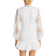 Aqua Long Sleeve Lace Dress - White