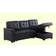 Red Barrel Studio Beuna Black Sofa 83.5" 3 Seater