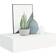 vidaXL 330241 White Vägghylla 40cm