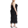 Eloquii Ruffle Mesh Dress With Slit - Black Onyx