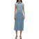 Vero Moda Zadie Long Dress - Blue/Light Blue Denim