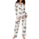 Chelsea Peers Maternity Zebra Print Long Pyjama Set White