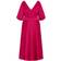 City Chic Lula Dress Plus Size - Lipstick Pink