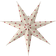 Scandi Living Just white/Red Julstjärna ∅ 60cm