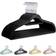 Keplin Velvet 20 Pack Non-Slip with Tie Bar & 360° Hook Hanger 41.5cm 20pcs