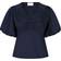 Neo Noir Irina Poplin Blouse - Navy