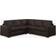 John Lewis Oliver Matt Chocolate Sofa 139cm 5 Seater