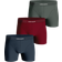 Björn Borg Premium Cotton Stretch Boxer 3-pack - Green/Red/Navy Blue