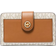 Michael Kors Charm Logo Tab Pocket Bifold Wallet - Vanilla/ac