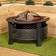 Samuel Alexander 80 x 58 cm Black Garden Patio Firepit Heater BBQ with Cover