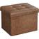 Songmics Folding Coffee Brown Storage Bench 41x31cm