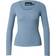 Pieces Blå Pcmira Ls U-Neck Knit Noos Bc