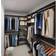 Easy Track Wide Ultimate Corner Closet Truffle Wardrobe 114x72"