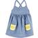 Carter's Baby Polka Dot Bee Sleeveless Dress - Blue/Yellow