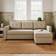 Dunelm Barker Flatweave Trundle Natural Sofa 215cm 3 Seater