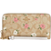 Coach Long Zip Around Wallet In Signature Canvas With Floral Print - Multi