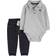 Carter's Baby Classic Polo & Pants Set 2-piece - Grey