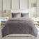 Madison Park Essentials Windsor Bedspread Gray (228.6x218.4cm)