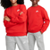 Nike Big Kid's Sportswear Club Fleece Sweatshirt - University Red/White (FD3006-657)