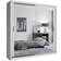 Sliding Wardrobe 4U Chicago White Wardrobe 203x217cm