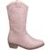 Kensie Girl's Zip-Up Cowboy Boots - Pink