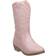 Kensie Girl's Zip-Up Cowboy Boots - Pink