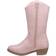 Kensie Girl's Zip-Up Cowboy Boots - Pink