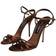 Dolce & Gabbana Ankle Strap Sandals - Bronze